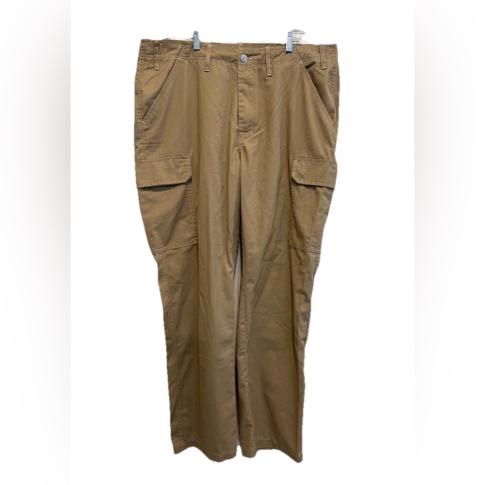 True Religion Men’s Travertine Tan Baggy Classic Cargo‎ Pants Size 36